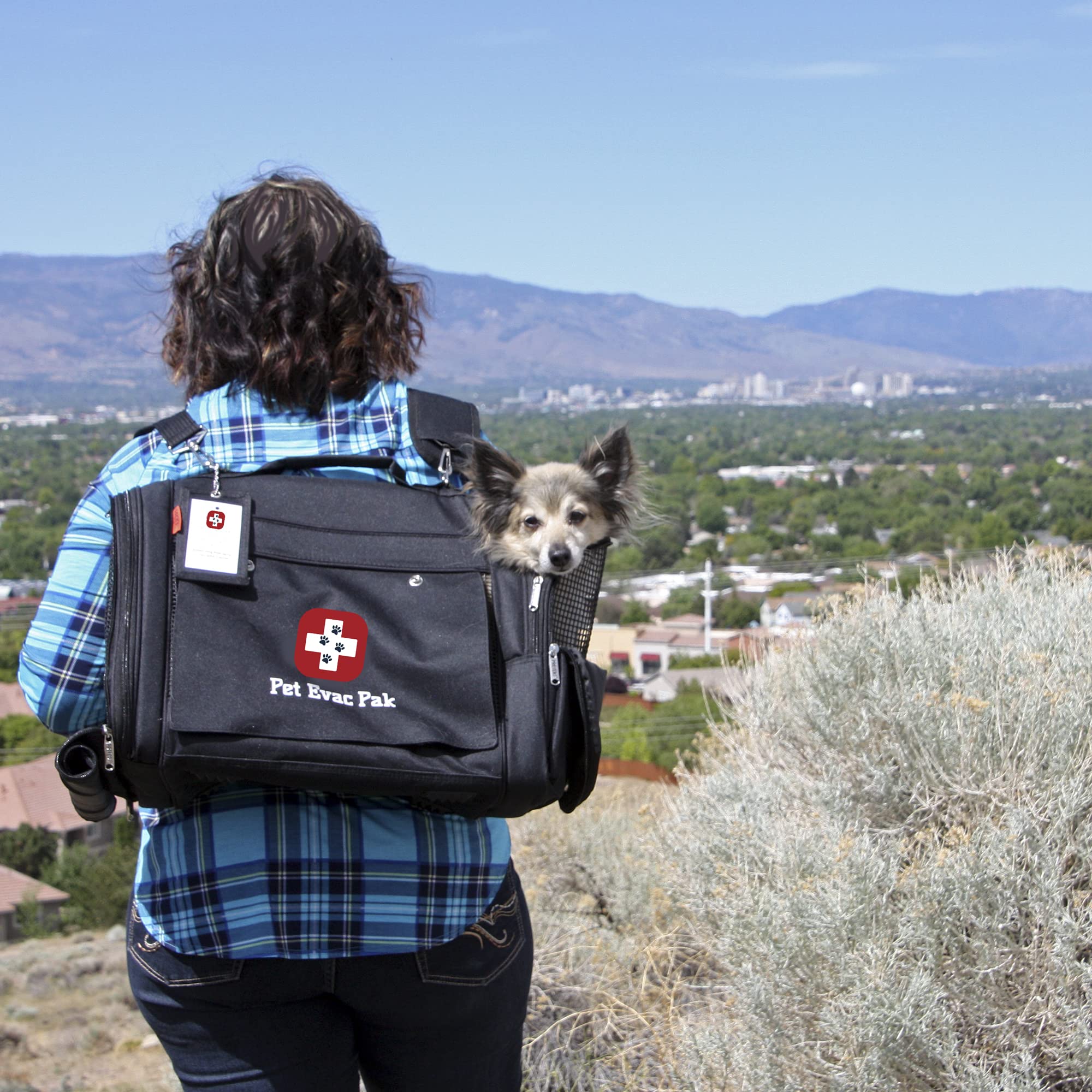 Small Dog Emergency Kit with Carrier - First Aid, Travel & Safety Essentials for Pet Owners | Perfect for Hiking, Travel & Natural Disasters