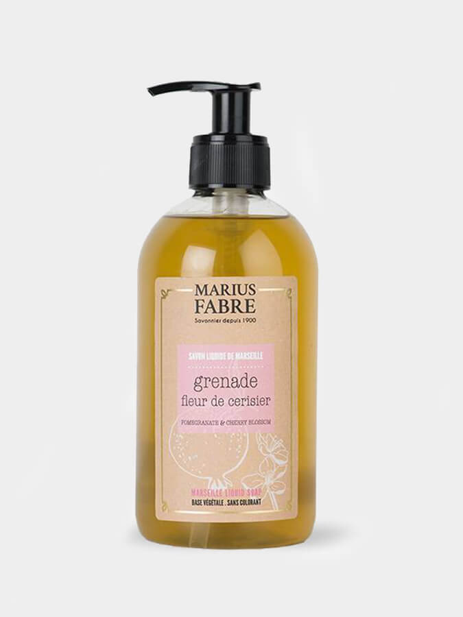 Marius Fabre Marseille Liquid Soap with Natural Fragrance - 400ml - Gentle Hand & Body Wash for Daily Use, Travel & Eco-Friendly Home Cleaning