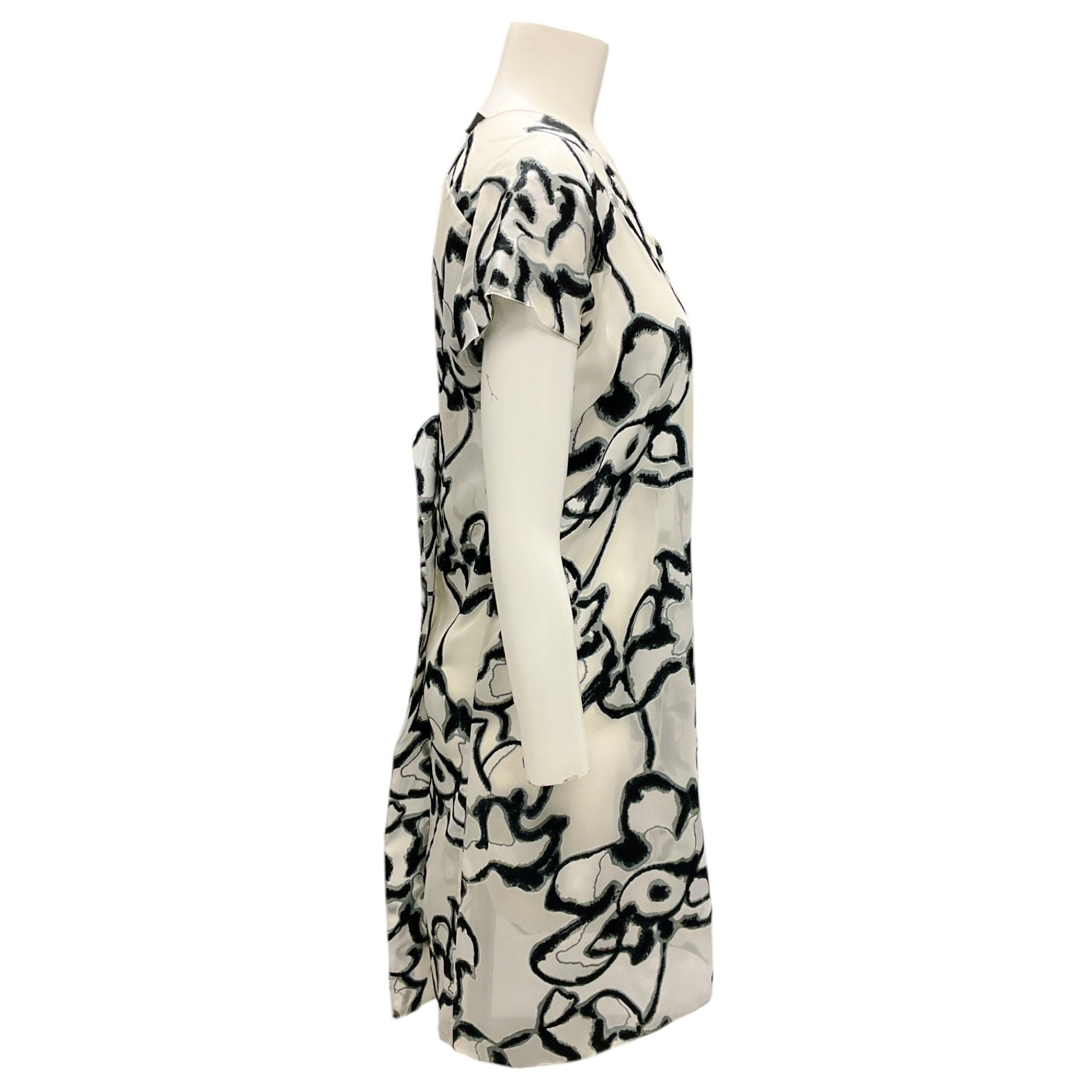 Marni Women's Silk Dress - White, Grey, Black | Elegant & Comfortable for Parties, Weddings & Evening Events