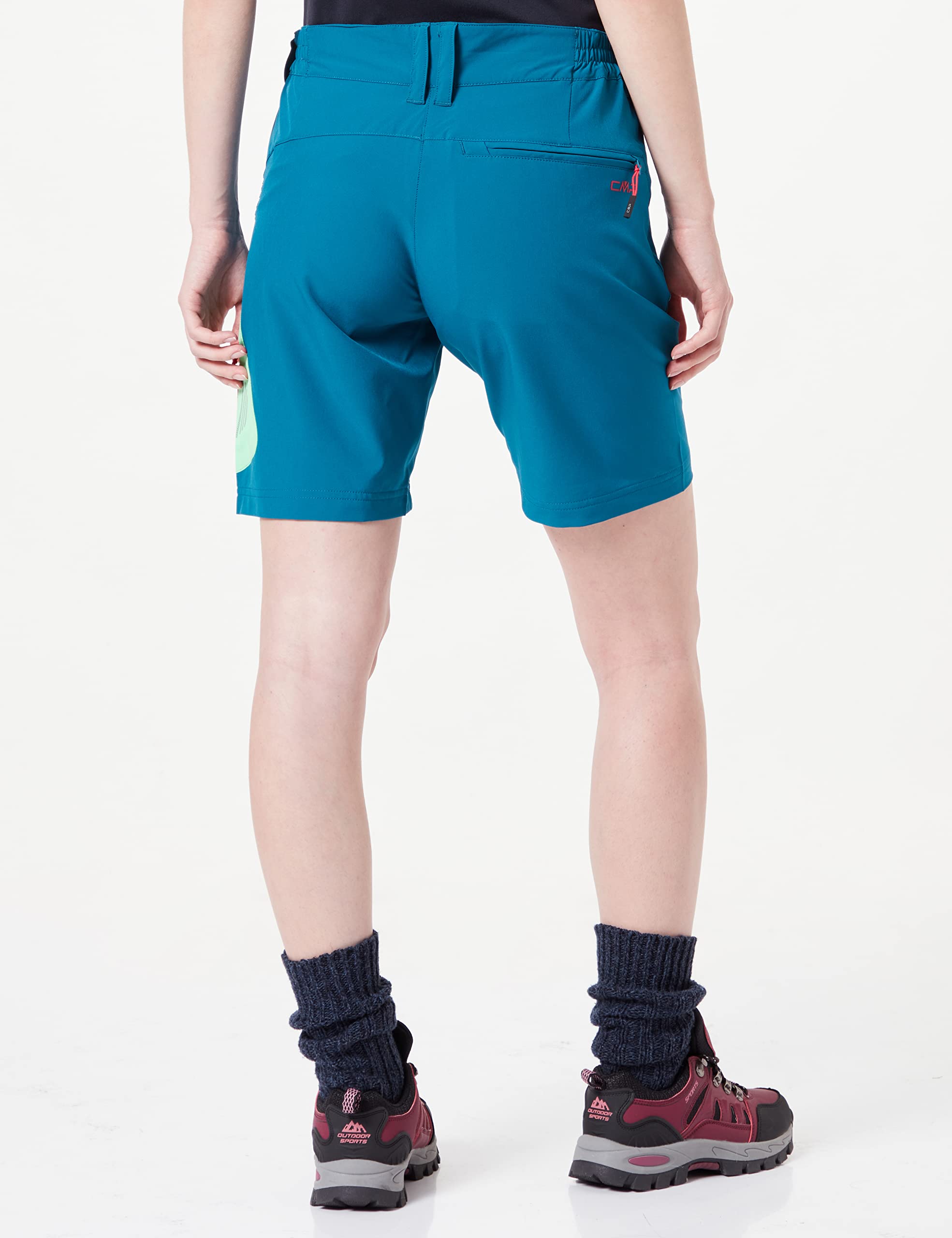 Women's Stretch Bermuda Shorts with Button - Comfortable & Stylish CMP Casual Shorts for Summer, Beach, and Outdoor Activities