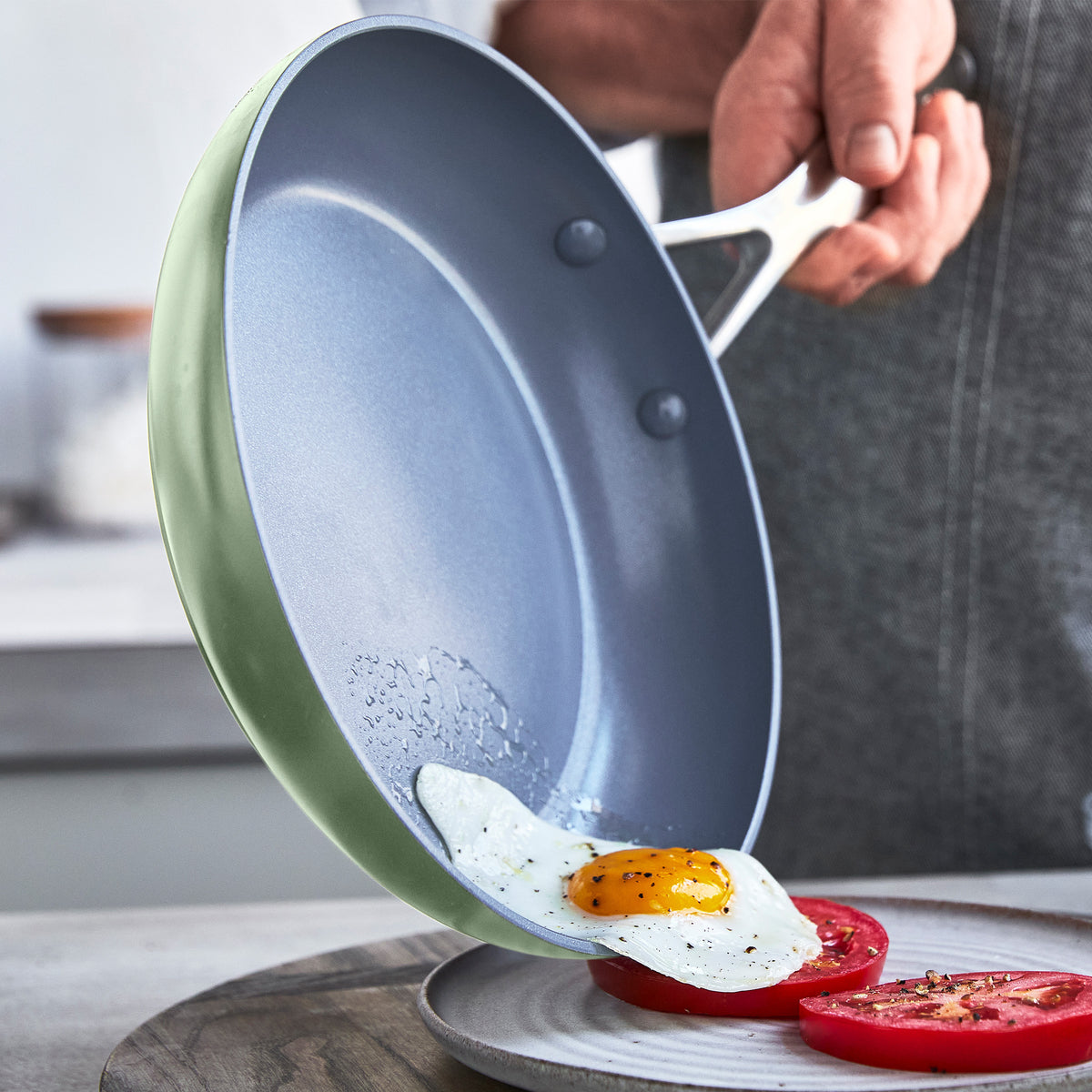 Valencia Pro Ceramic Nonstick Frypan Set - 8
