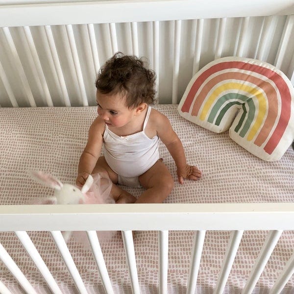 Elys & Co 2 Pack Waterproof Crib Sheets & Toddler Bed Sheets - Soft, Breathable & Machine Washable for Baby Nursery & Daycare Use