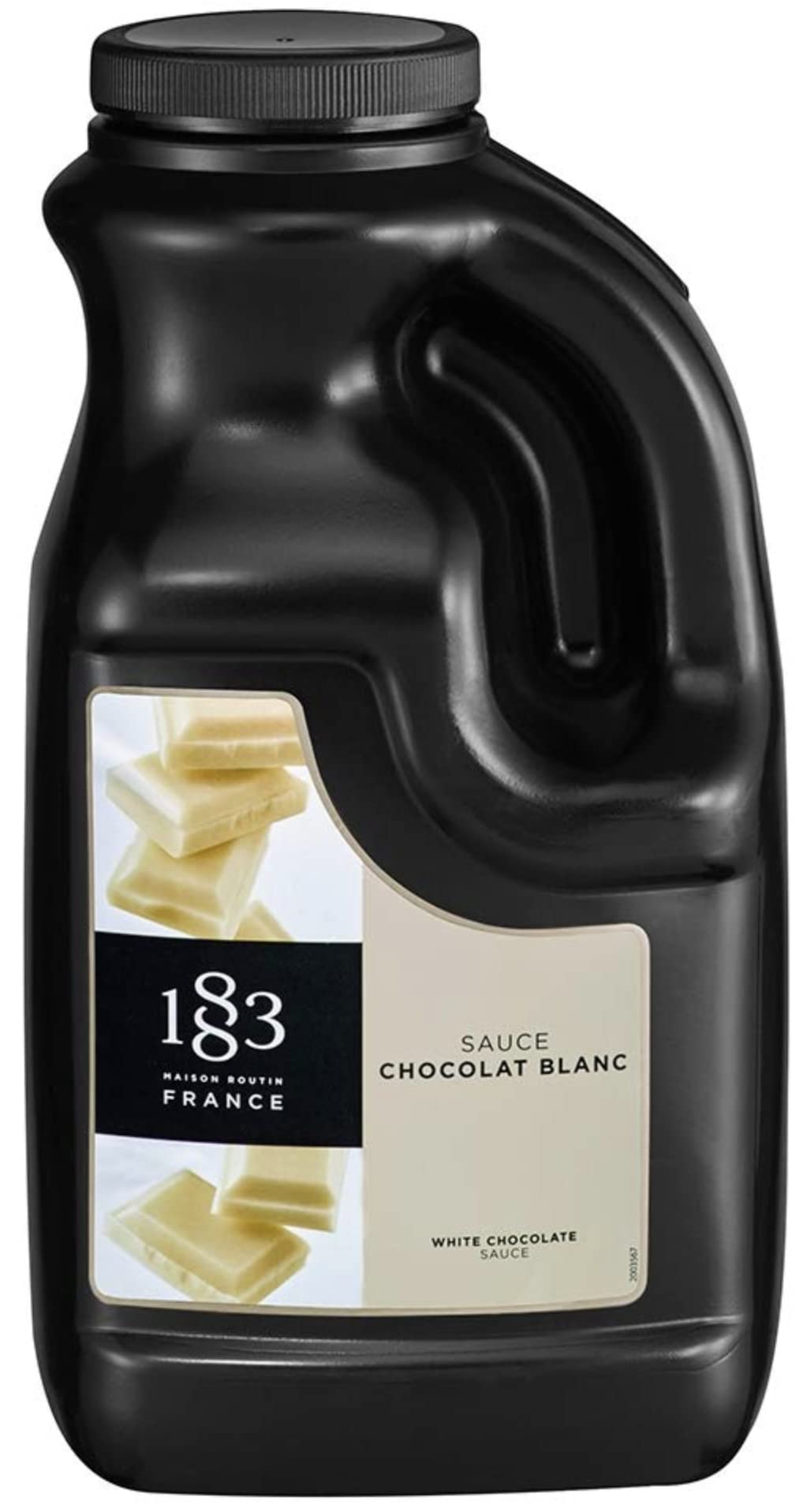 **1883 Maison Routin France - Premium White Chocolate Sauce (64 fl oz) | Rich & Creamy Chocolate Sauce for Frappes, Ice Cream, Coffee, Espresso & Desserts | Perfect for Baking, Drizzling & Gourmet Toppings**