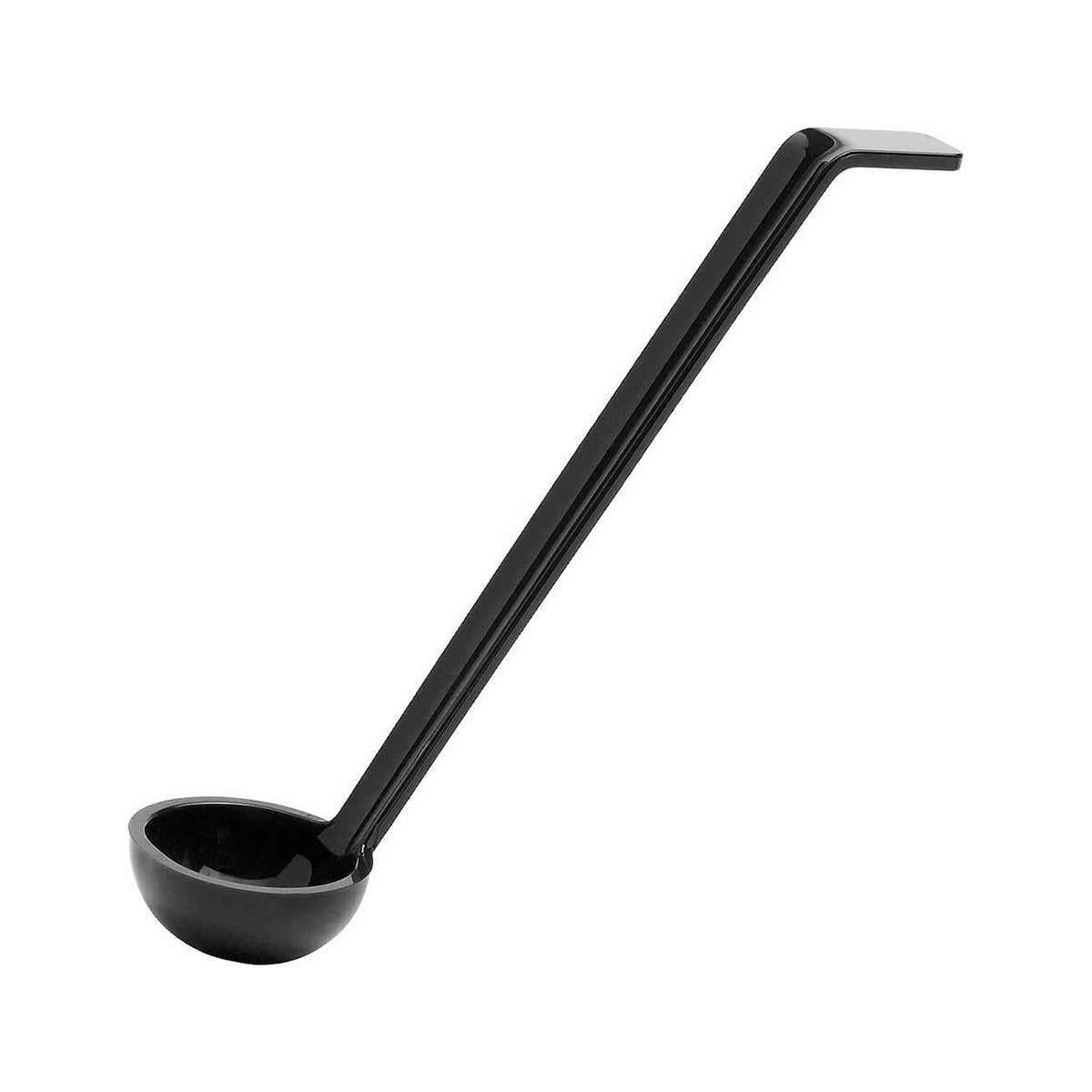 Cambro LD105110 Camwear 1 oz Black Ladle - Durable Plastic Serving Spoon for Soups, Sauces, and Dressings - Perfect for Restaurants, Catering, and Home Kitchens