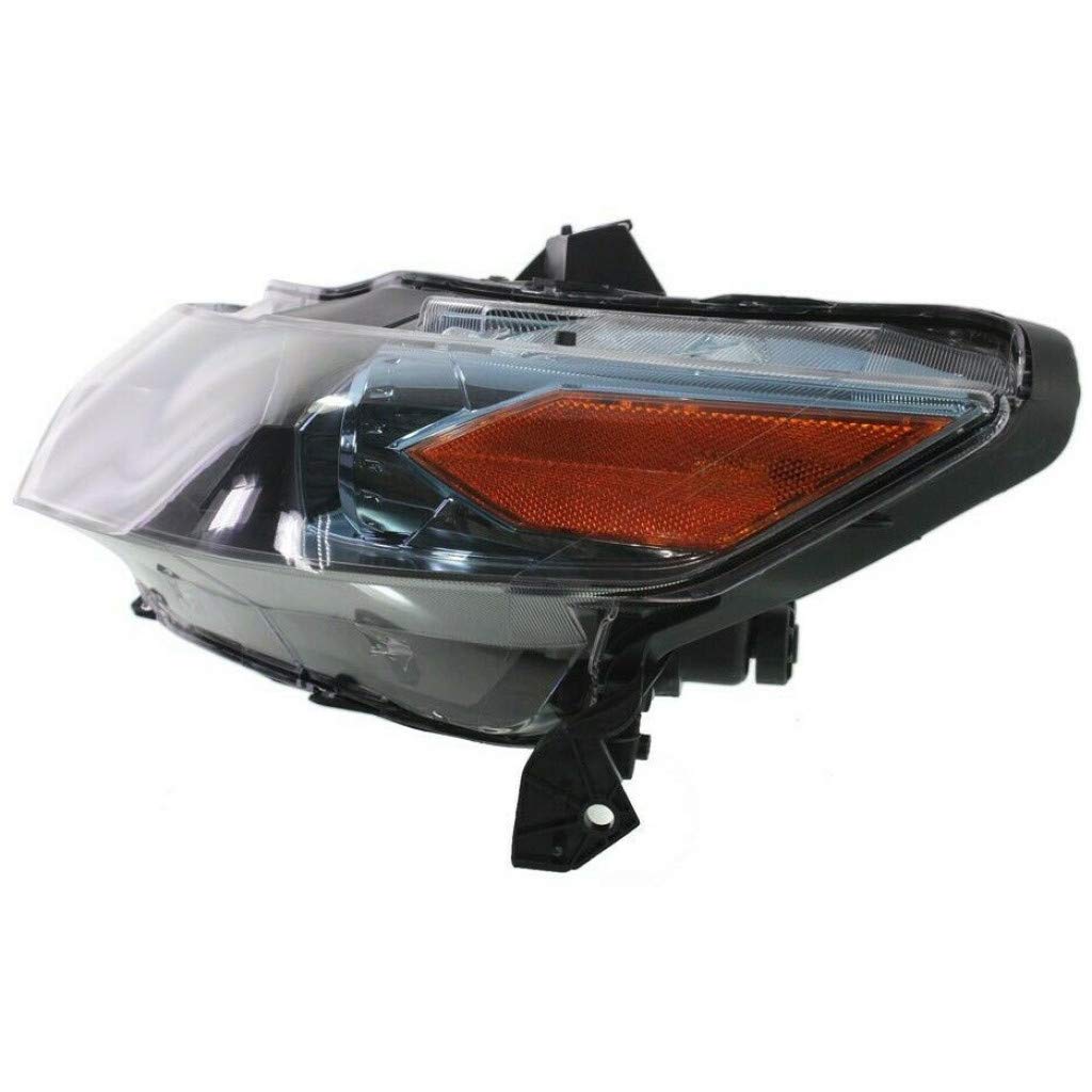 2010-2011 Honda Insight Driver Side Headlight Assembly - CAPA Certified Replacement (Part# HO2502139) with Bulbs Included - Direct Fit for 33150-TM8-A01 | Perfect for Night Driving & Foggy Conditions