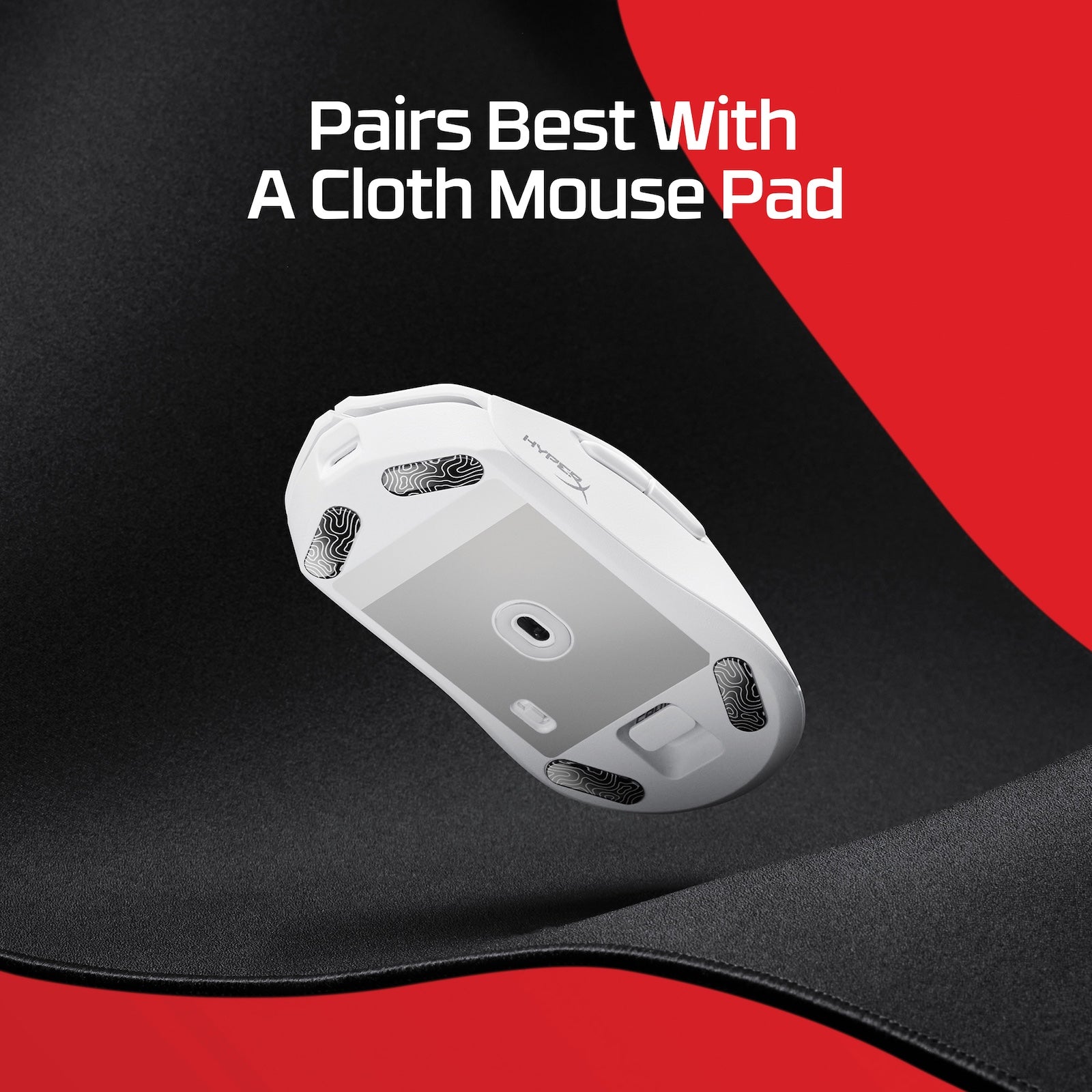 HyperX Glass Mouse Skates - Ultra Smooth Gliding for Gaming Mice - Perfect for FPS, MOBA, and Esports Gaming