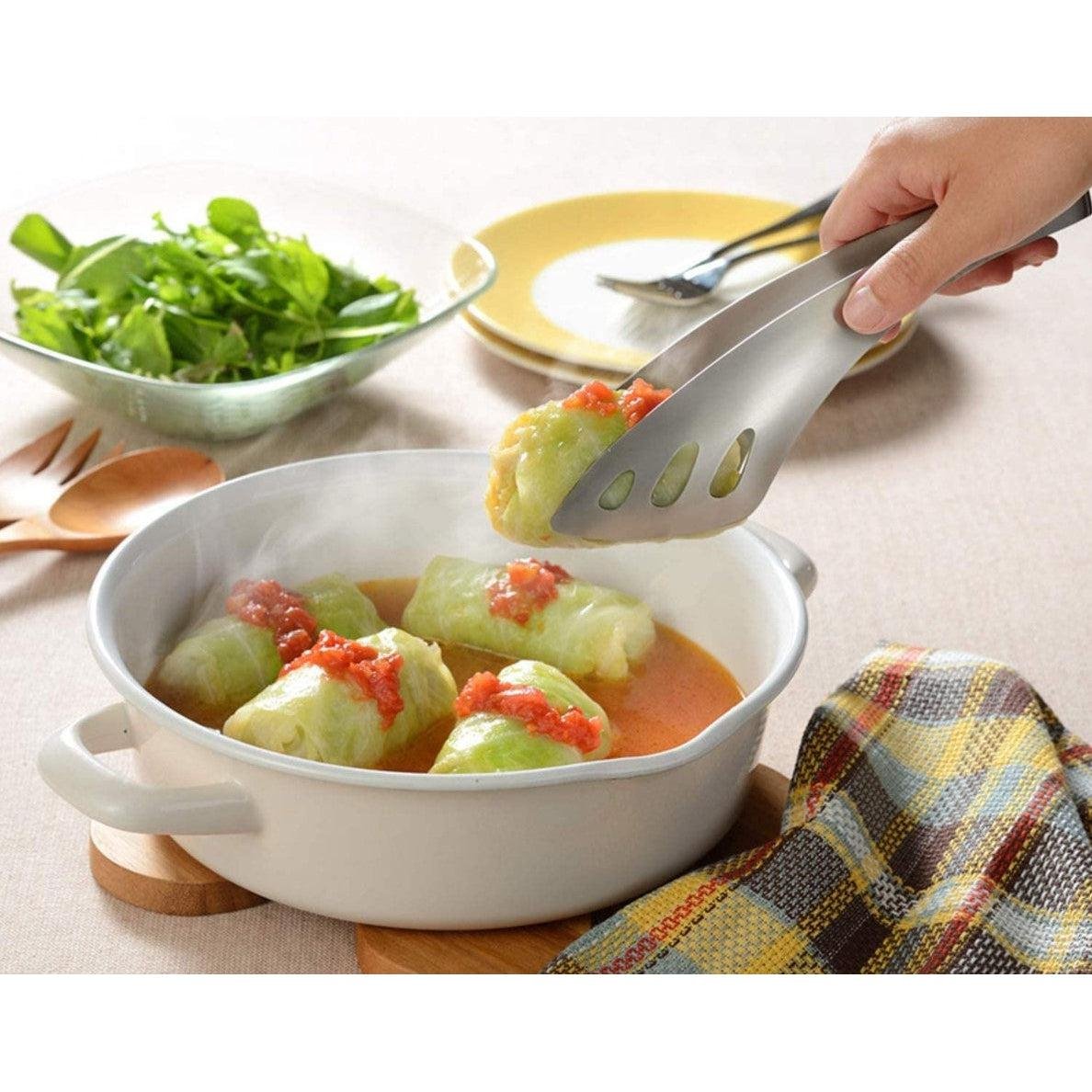 Premium Stainless Steel Kitchen Tongs - 9