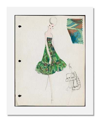 Arnold Scaasi Spring 1961 Sketch Book - Vintage Fashion Design Sketchbook for Artists, Designers & Collectors - Perfect for Fashion Illustration, Inspiration & Creative Projects