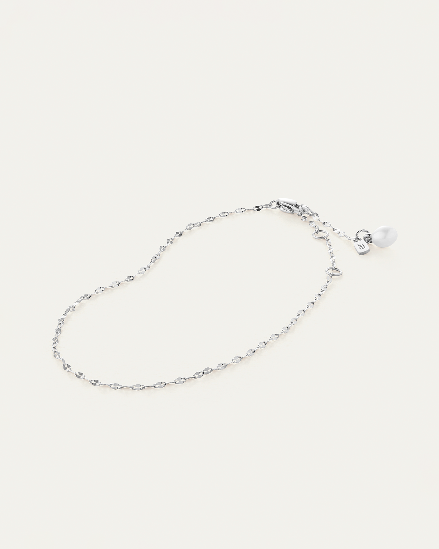 Elegant Silver Capri Anklet for Women - Dainty Beach Jewelry for Summer Outfits & Vacations