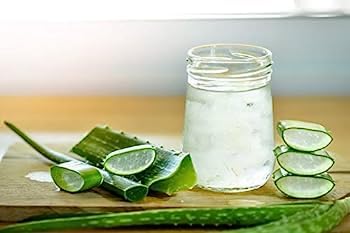 Organic 100% Pure Aloe Vera Gel for Face & Body - Natural Skin & Hair Care with Vitamin E - 400g - Hydrates, Soothes Sunburn & Promotes Healthy Hair Growth