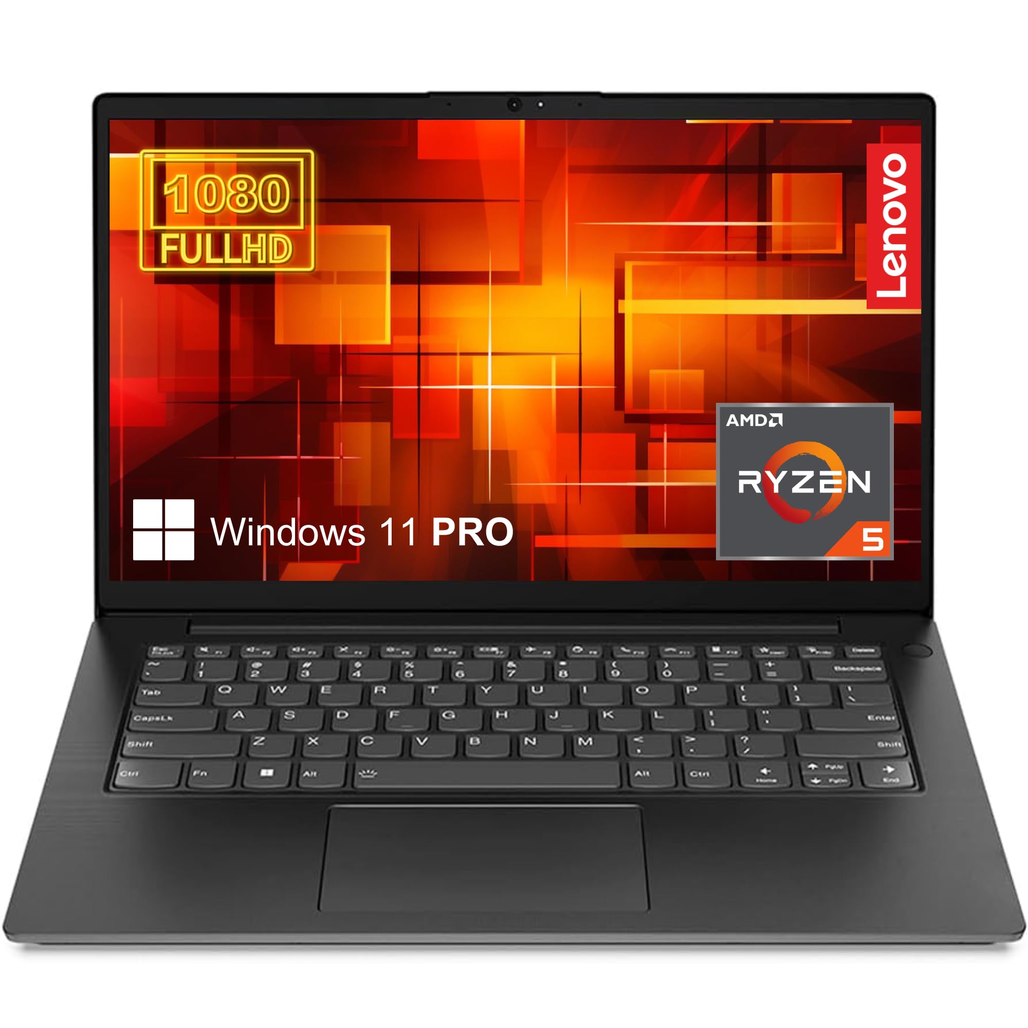 Lenovo V14 Gen-4 Business Laptop - AMD Ryzen 5 7520U, 14