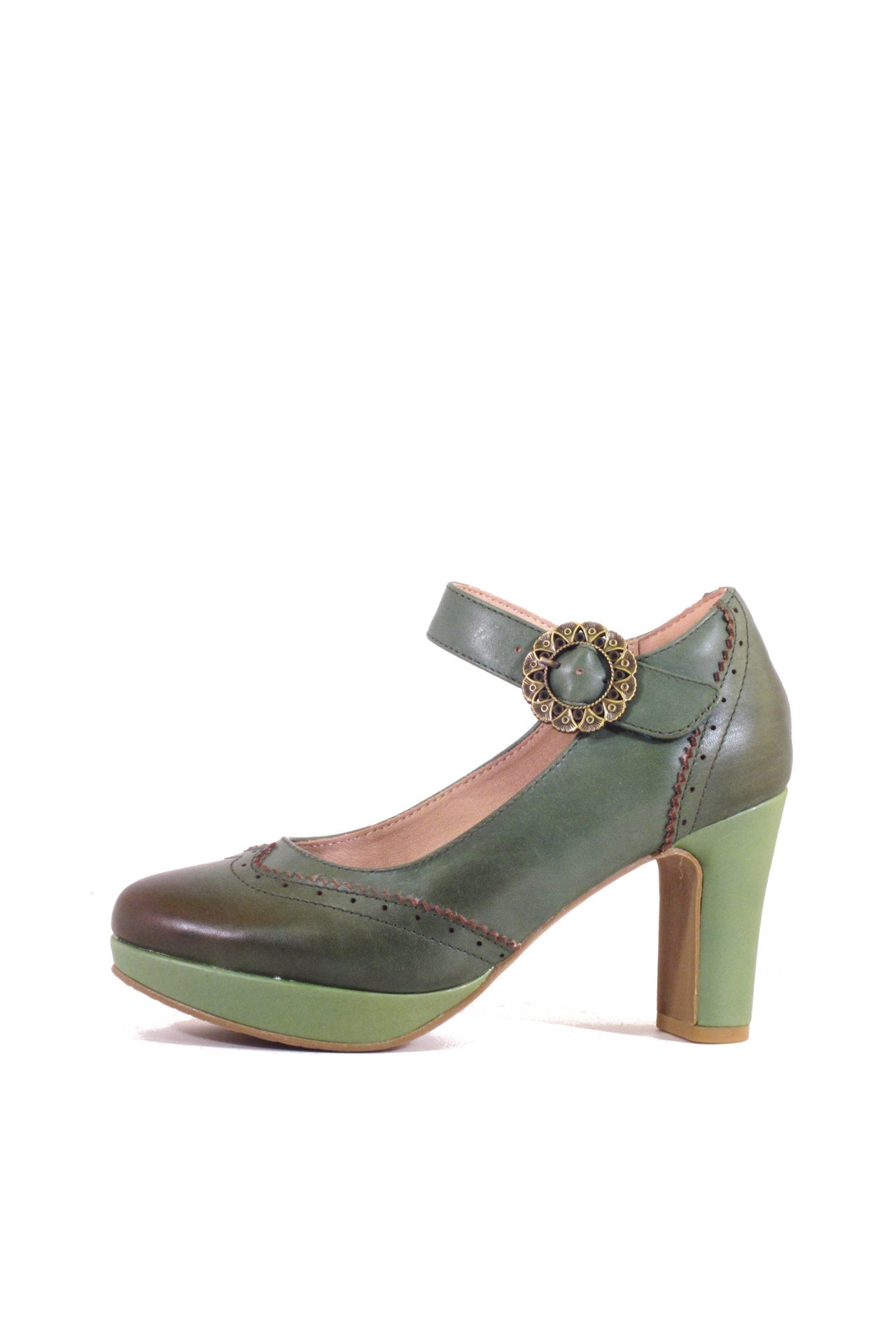 Dossier Mary Jane Heels for Women - Classic Comfortable Low Block Heel Shoes | Perfect for Office, Wedding & Everyday Wear