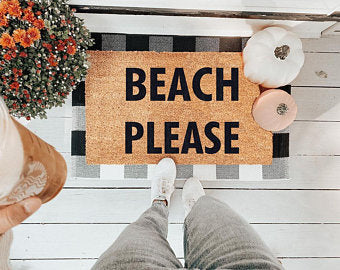 Beach Please - Stylish & Comfortable Beach Towel for Sunbathing, Swimming & Lounging | Perfect for Pool, Vacation & Summer Outdoors