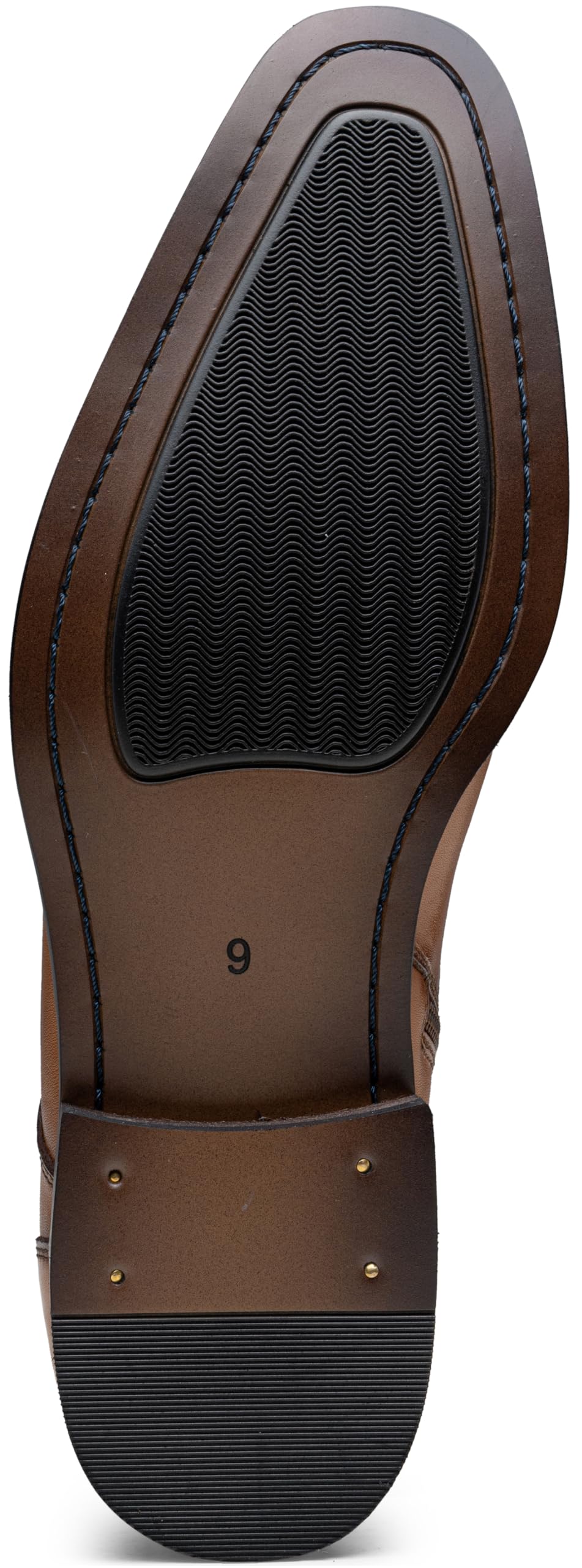 Jousen Men's Leather Dress Boots | Cap-Toe Fashion Boots for Men | Stylish & Comfortable Formal & Casual Wear | Perfect for Office, Parties & Outdoor Events