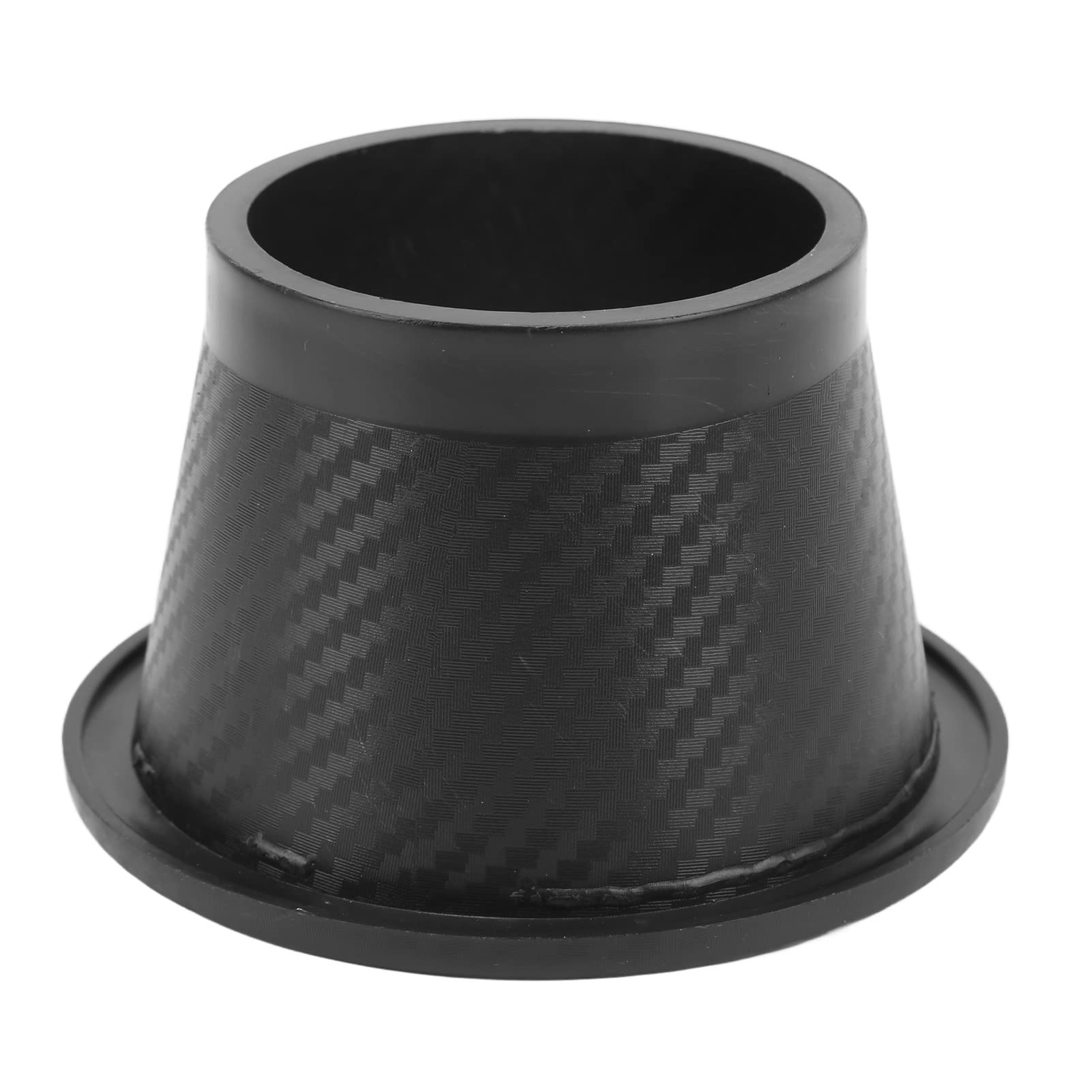 Universal Carbon Fiber Style Turbo Air Intake Pipe Funnel Set - Lightweight Front Bumper Air Inlet Pipe with Easy Installation for Most Vehicles | Performance Upgrade & Engine Cooling Enhancement