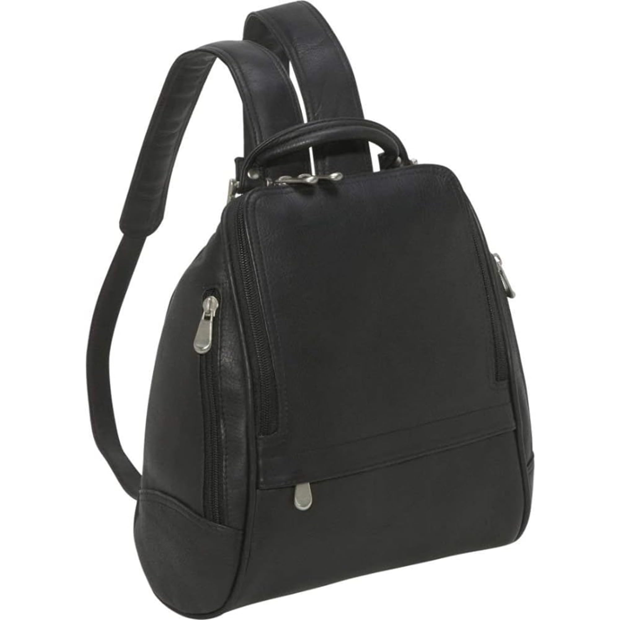 Le Donne Women's Leather Backpack Purse - Stylish Crossbody Bag for Travel & Fashion | Small Cute Backpack for Everyday Use, Work & Weekend Outings