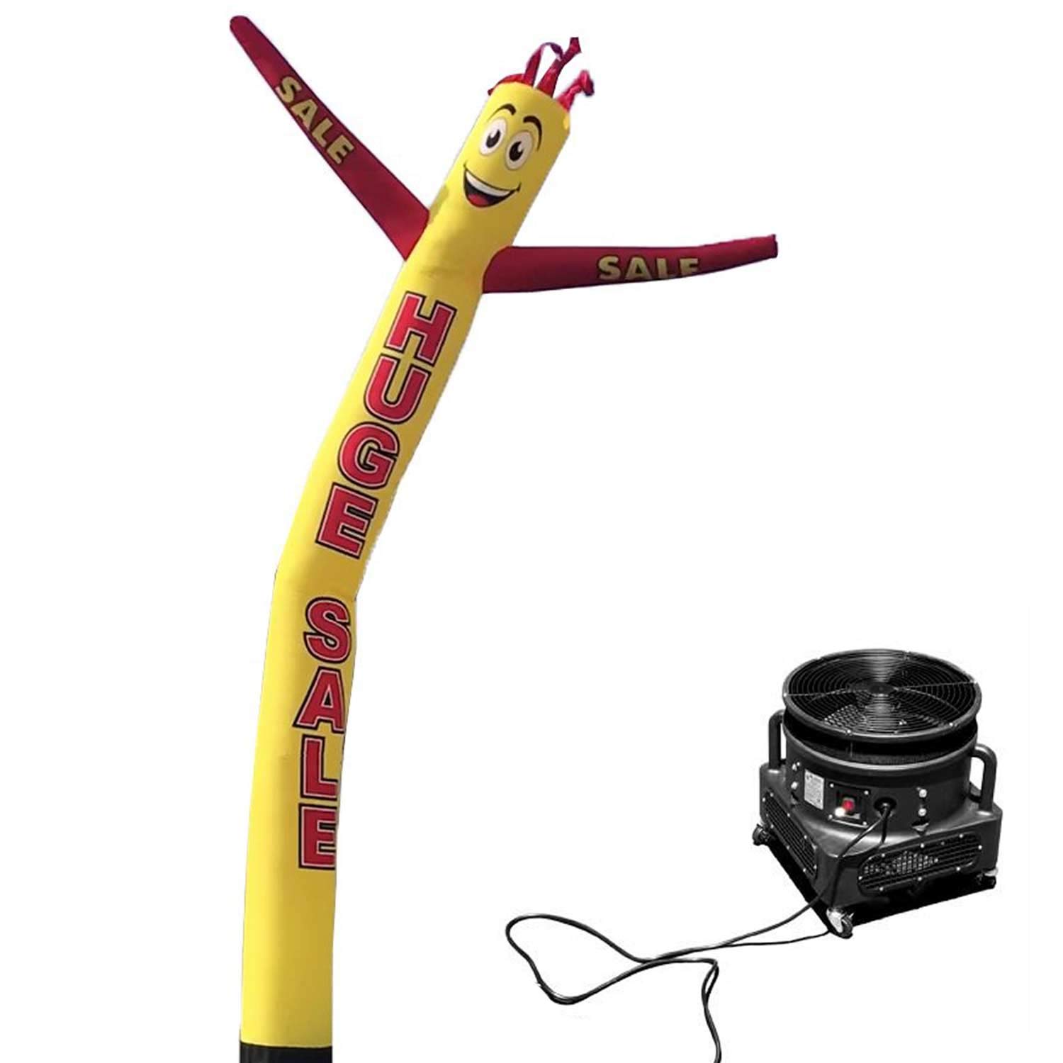18FT Tall Inflatable Tube Man Waving Air Dancer with Air Blower - Outdoor Advertising, Car Dealership Promotion, Grand Opening Events, Party Decoration, Sports Games Celebration