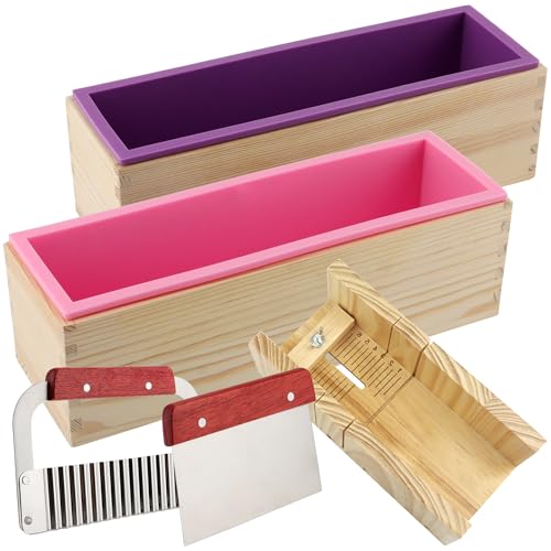 Pink Purple Wood Box