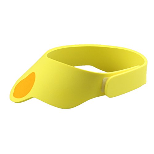 Futaba Baby Shower Bath Protect Soft Cap - Yellow Waterproof Infant Bathing Hat for Newborn Toddler | Perfect for Bath Time, Swimming & Hair Washing Protection