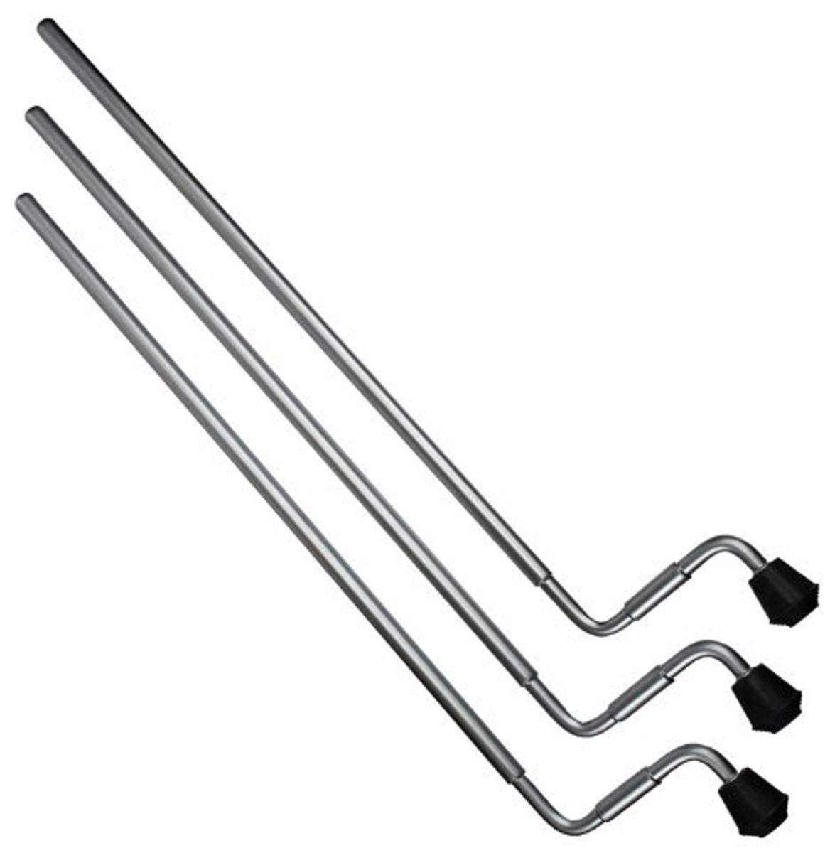 DW DWSMFLT21ALSC 21-Inch Aluminum Tom Legs, 3 Pack - Heavy Duty Drum Hardware for Professional Drum Kits & Live Performances