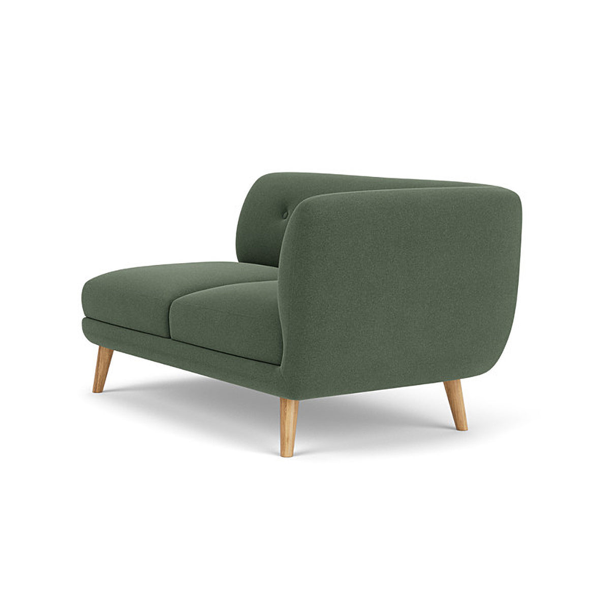 Alfred Fabric Right 2 Seater Modular Sofa - Modern Sectional Couch for Living Room, Lounge & Small Spaces | Comfortable & Stylish Home Furniture
