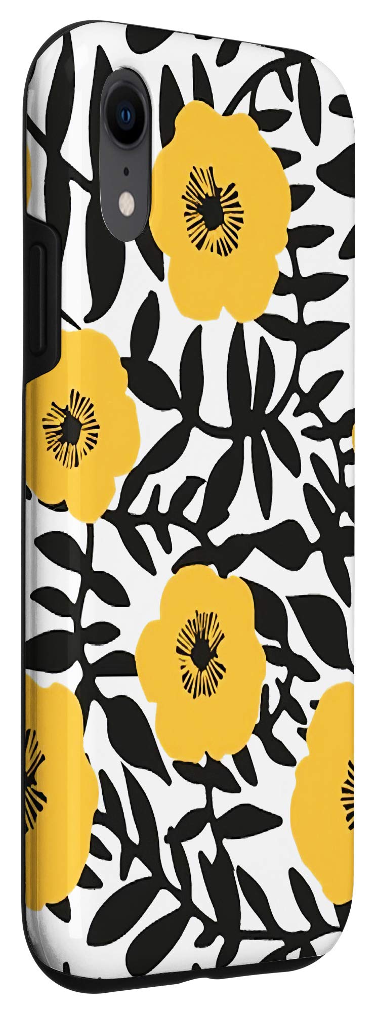 iPhone XR Phone Case - Yellow Flowers Design, Slim Protective Cover for Men & Women | Perfect for Everyday Use, Travel & Work