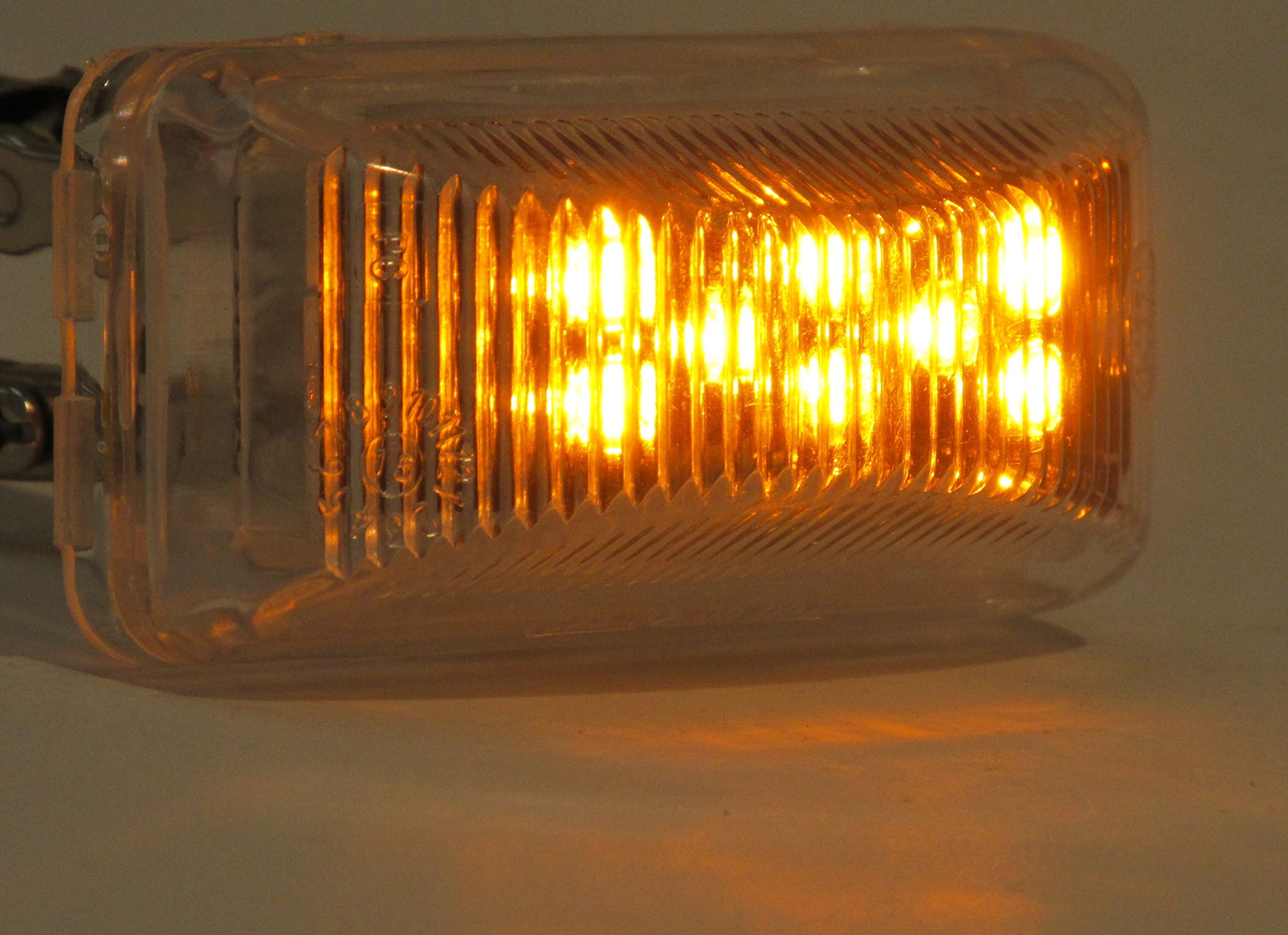 Kaper II 1A-S-1238AI Amber LED Marker Light & Clearance Light - Heavy Duty Truck Trailer Side Marker Lights for Semi Trucks, RVs, Boats & Commercial Vehicles