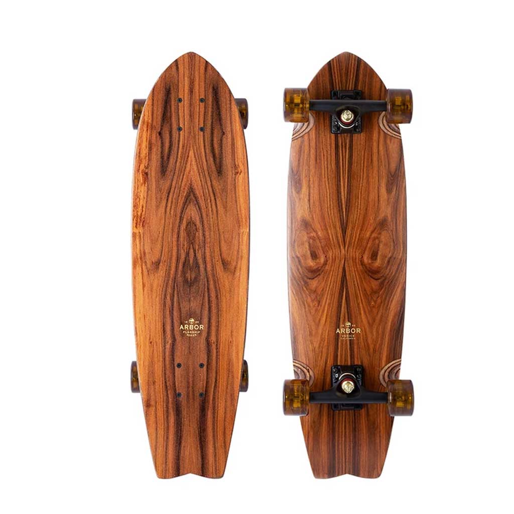 Arbor Flagship Sizzler 30 Complete Skateboard - Premium Maple Wood Deck, ABEC-7 Bearings for Smooth Ride - Perfect for Commuting, Campus Cruising & Street Skating