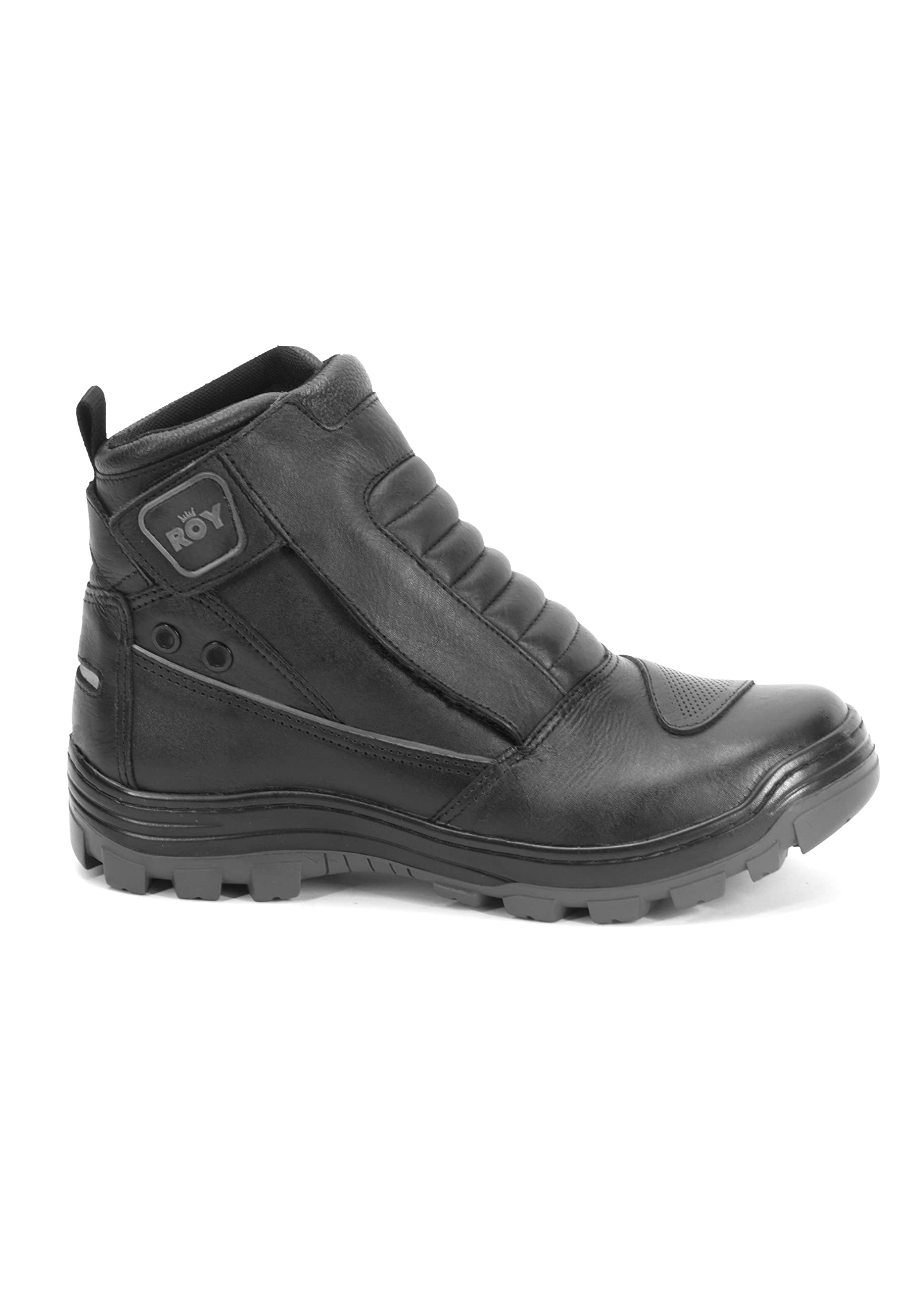 **Men's Motorcycle Riding Boots - Leather Biker Boots for Men - Durable & Comfortable Motorcycle Shoes for Cruiser & Sport Bike Riders - Perfect for Long Rides & Daily Commuting**