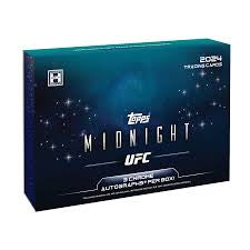 2024 Topps Midnight UFC Trading Cards Hobby Box - Factory Sealed Collectors Edition | Perfect for UFC Fans, Card Collectors & Fantasy Sports Enthusiasts