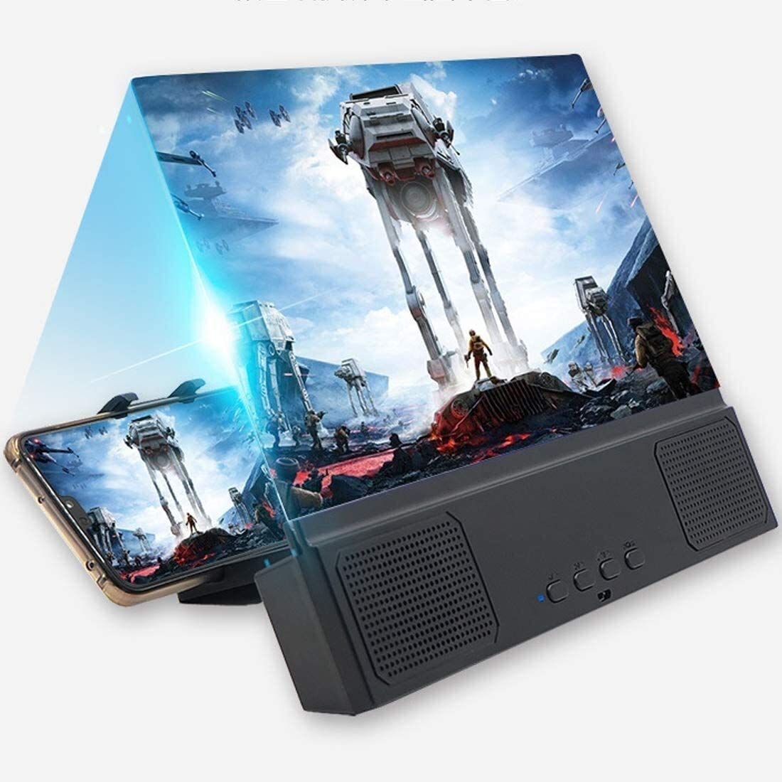 3D Phone Screen Magnifier - HD Mobile Projector for Smartphones & Tablets - Perfect for Movies & Gaming