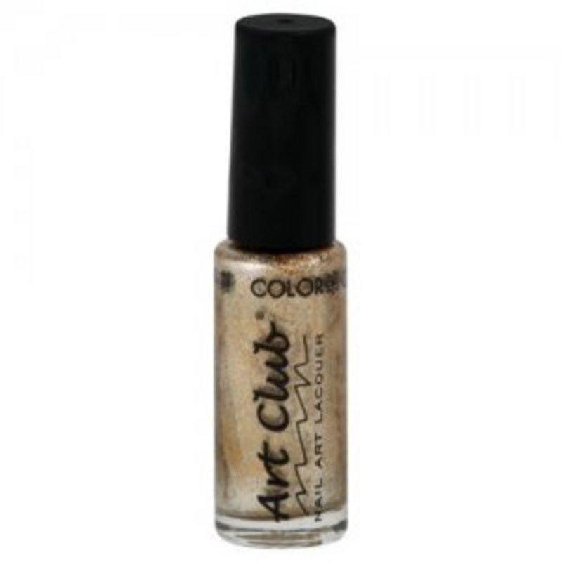 ART CLUB NAIL ART 082 YOU'RE GOLDEN 0.25 OZ - Metallic Gold Nail Polish for Professional Salon & Home Manicures