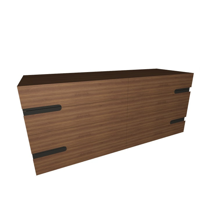 Cattelan Italia Ciro 3-Drawer Dresser - Modern Bedroom Storage Furniture for Home Organization & Stylish Décor