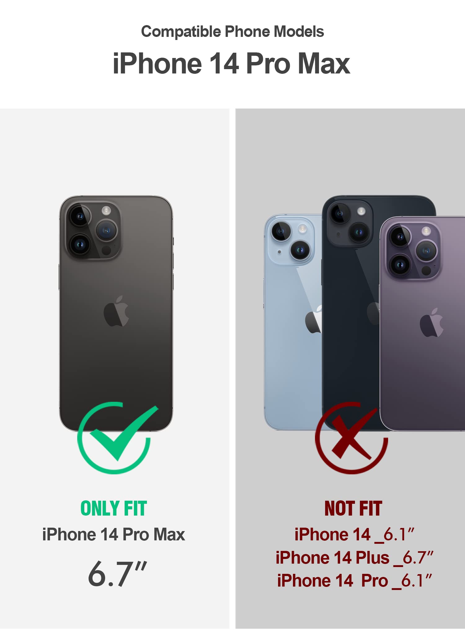 Poetic Neon Case for iPhone 14 Pro Max - Slim Dual Layer Rugged Shockproof Cover with Military-Grade Drop Protection in Navy Blue | Perfect for Outdoor Adventures & Daily Protection