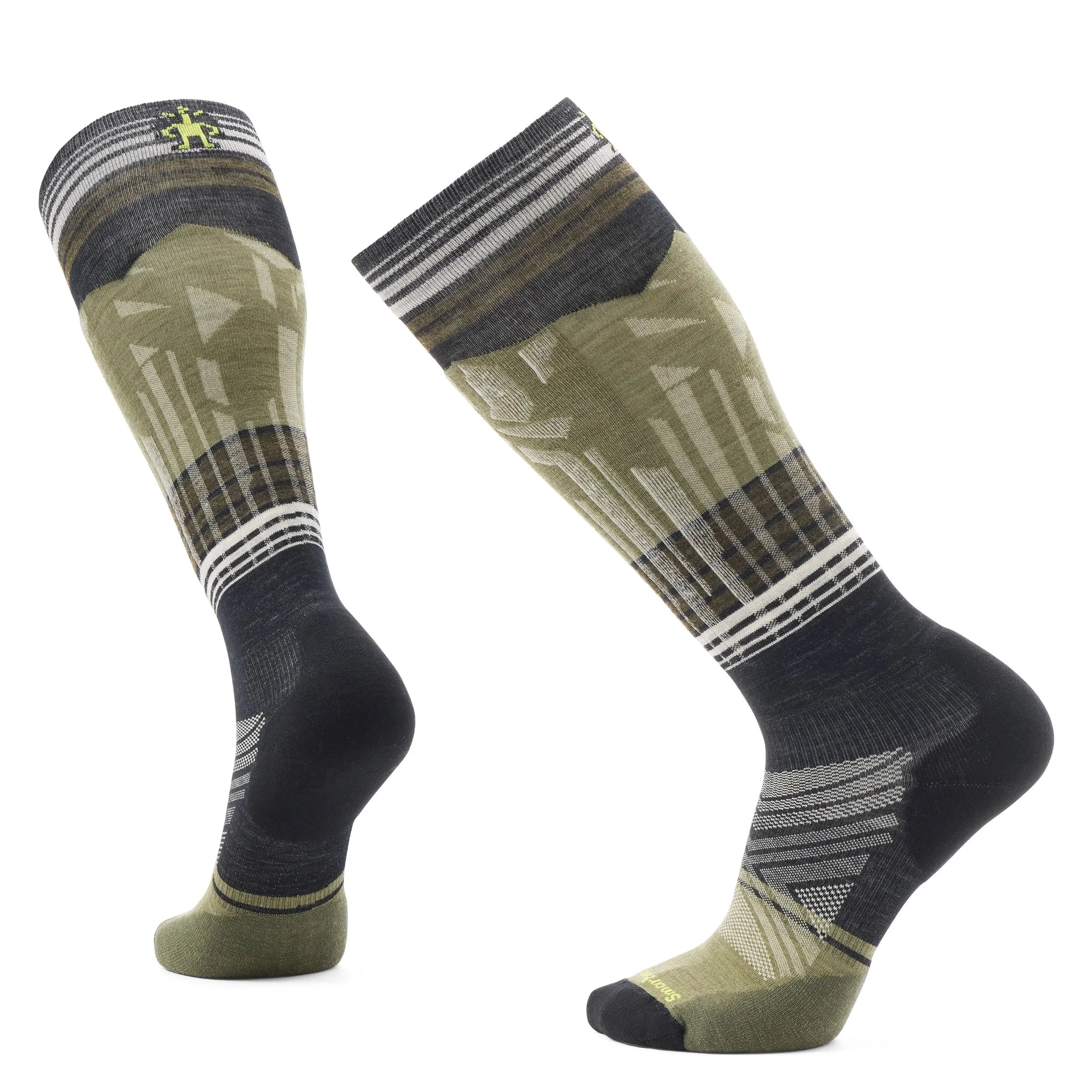Smartwool Men's Ski Socks - Over The Calf Targeted Cushion Summit Shot for Winter Sports & Outdoor Activities (2025) - Perfect for Skiing, Snowboarding & Cold Weather Adventures