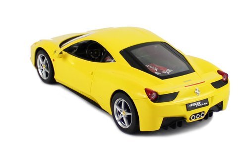1/14 Scale Ferrari 458 Italia Licensed RC Car - Yellow Remote Control Sports Car RTR for Adults & Kids - Perfect for Racing, Collecting & Birthday Gifts