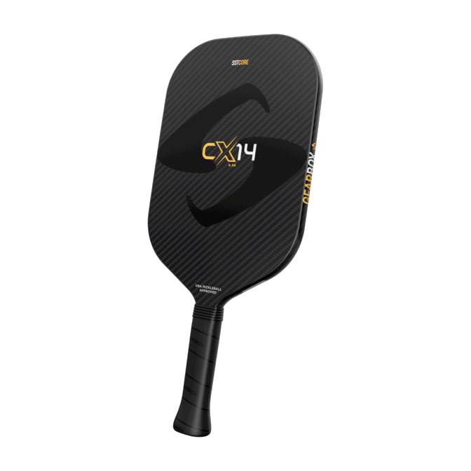 Gearbox CX14E Pickleball Paddle - Lightweight 8.0 oz Orange Paddle for Competitive Play & Training - Perfect for Indoor/Outdoor Courts & Tournament Use