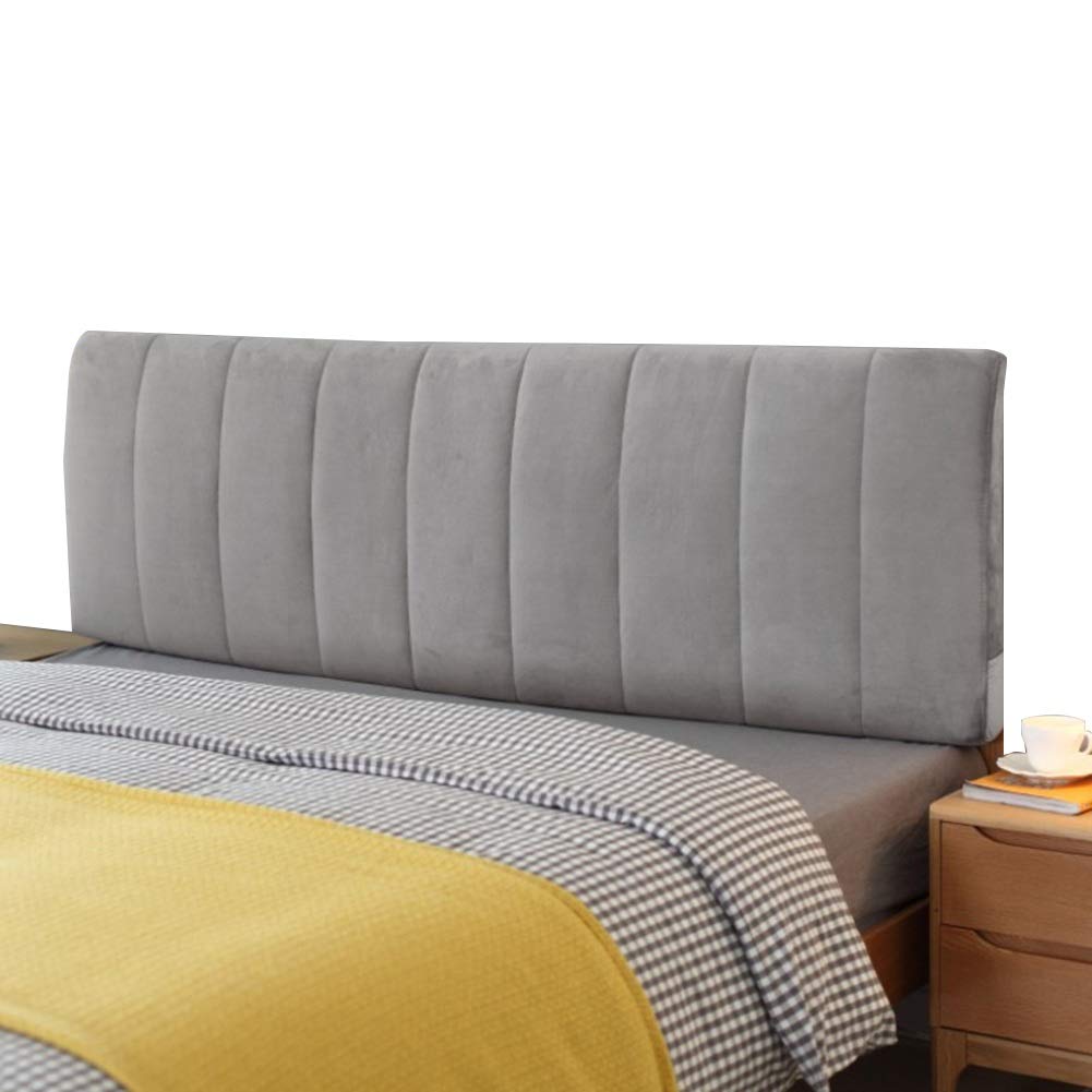KKCF Headboard Cushion - Ultra Comfortable Skin-Friendly & Breathable Superfine Fiber Pillow - 4 Colors & 5 Sizes (Gray, 100cm) - Perfect for Bedroom, Living Room & Home Decor