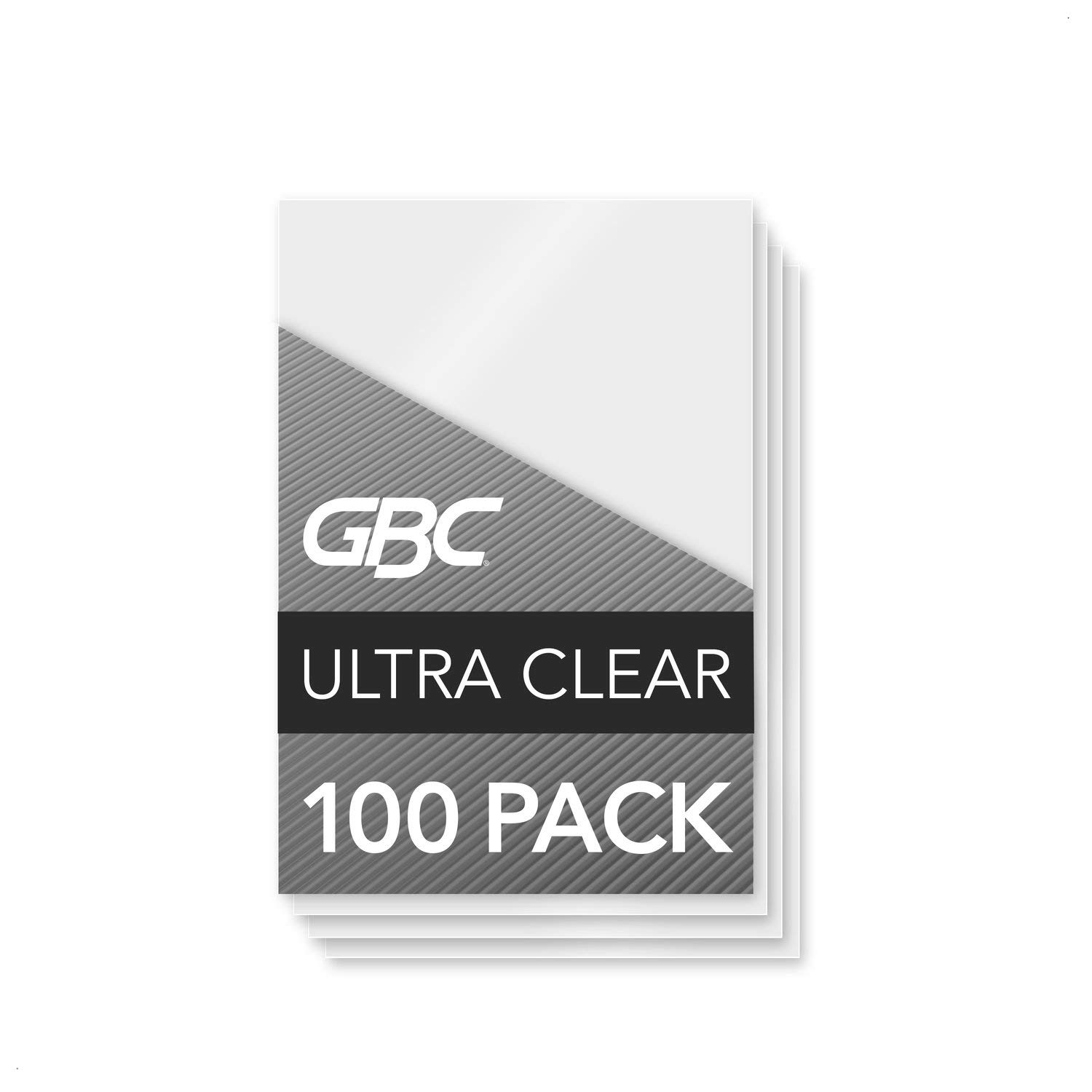 GBC Thermal Laminating Sheets 100 Pack - 5 Mil ID Card Size Heat Seal Pouches for Ultra Clear Protection | Perfect for Business Cards, IDs, Photos & Documents Lamination