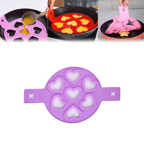 Purple heart shape