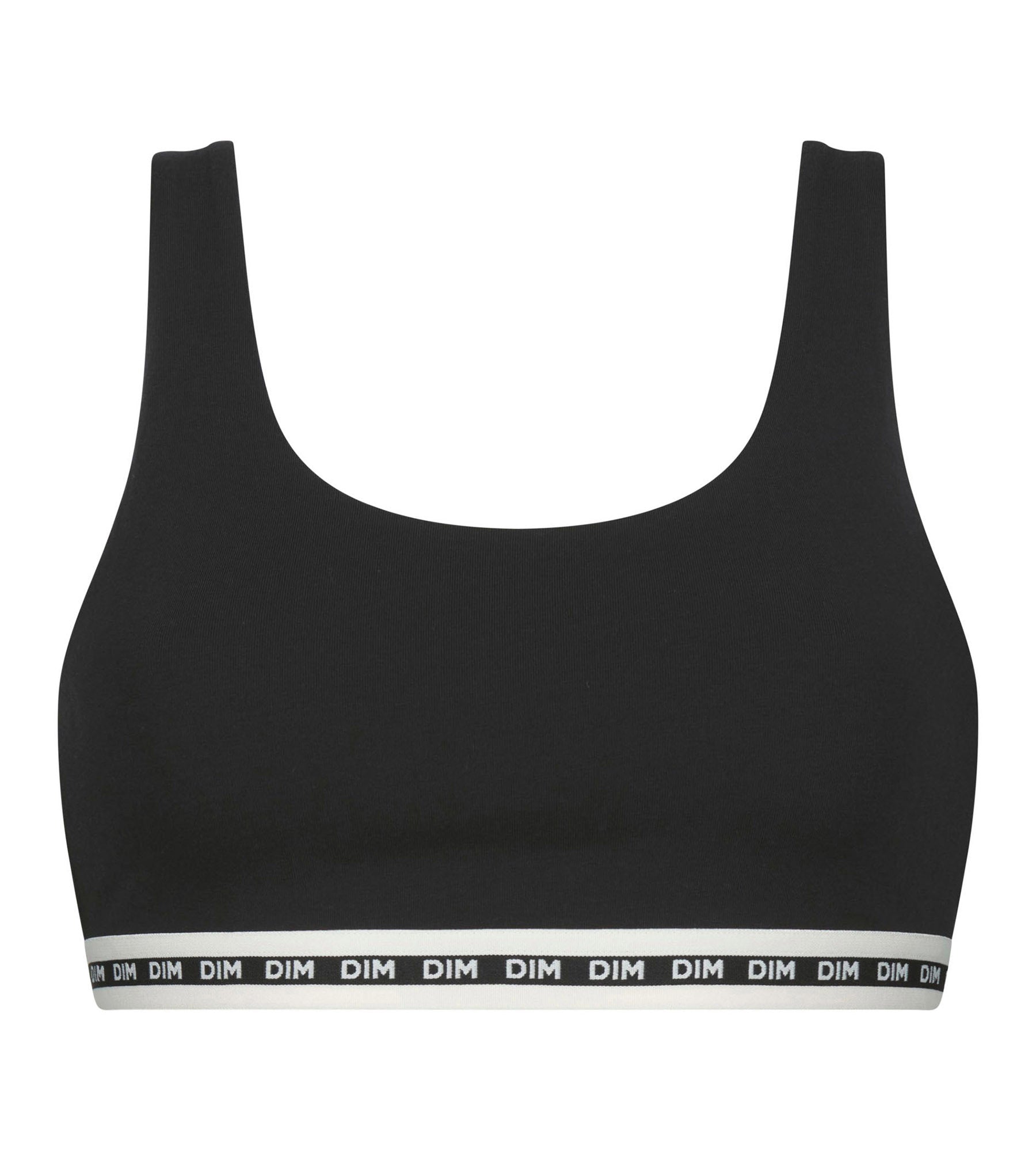 Black Modal Cotton Women's Bra - Dim Icons Essentiel - Comfortable Everyday Wear for Work, Lounge & Sleep