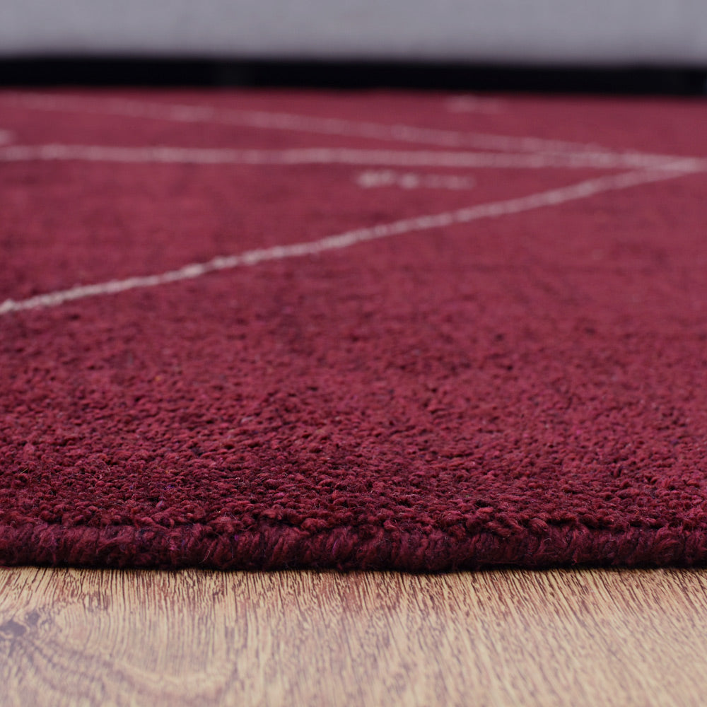 Hand Knotted Sanctuary Rug - Premium Wool Area Rug for Living Room, Bedroom & Dining Room - Soft & Durable Home Decor for Cozy Spaces