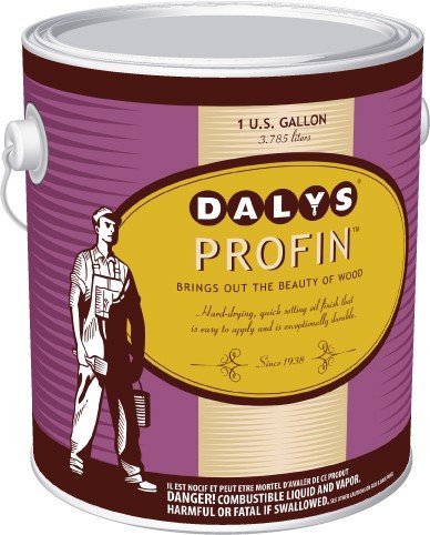 Daly's Profin Quick Set Oil Finish - Satin, 1 Gallon - Fast-Drying Wood Finish for Floors, Furniture & Cabinets