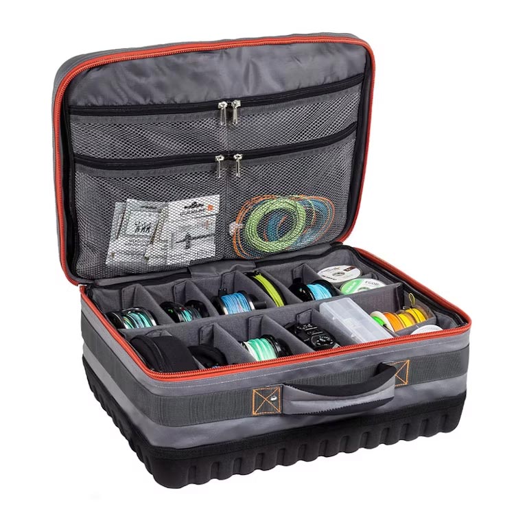 Premium Fishing Reel and Gear Bag - Durable Tackle Storage for Freshwater & Saltwater Anglers - Perfect for Boat, Shore, and Travel Fishing Trips
