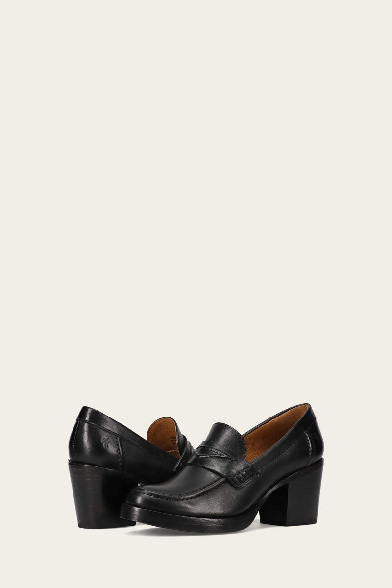 Black Jean Loafers for Men & Women - Comfortable Slip-On Casual Shoes for Walking, Work & Travel