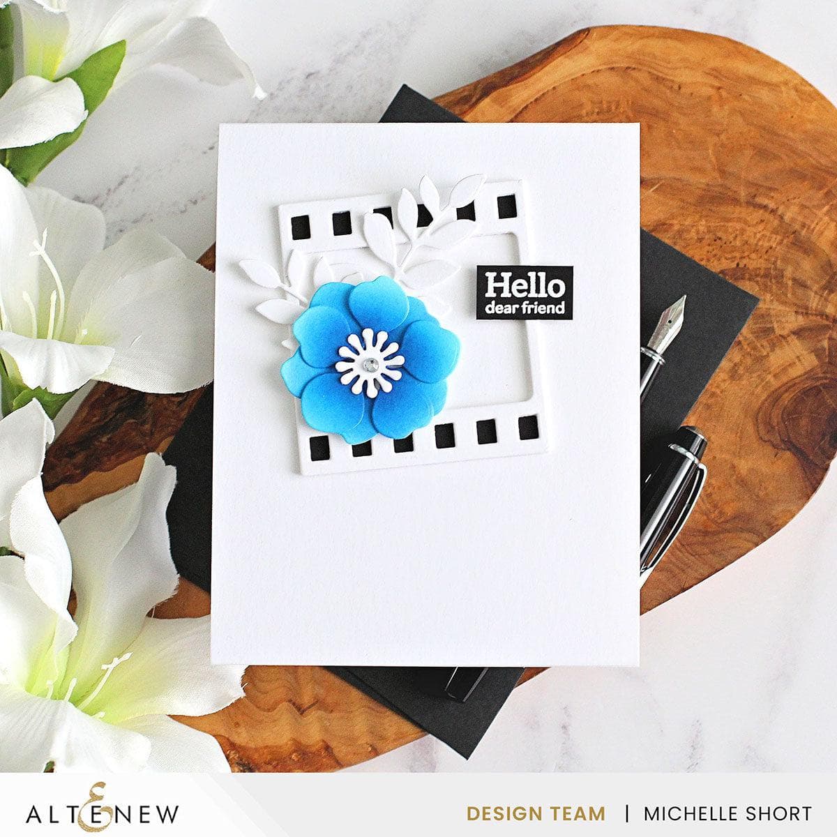 Deep Blue Seas Fresh Dye Ink Mini Cube Set - Premium Watercolor Ink for Calligraphy, Art & DIY Projects - Perfect for Scrapbooking, Card Making & Mixed Media Art