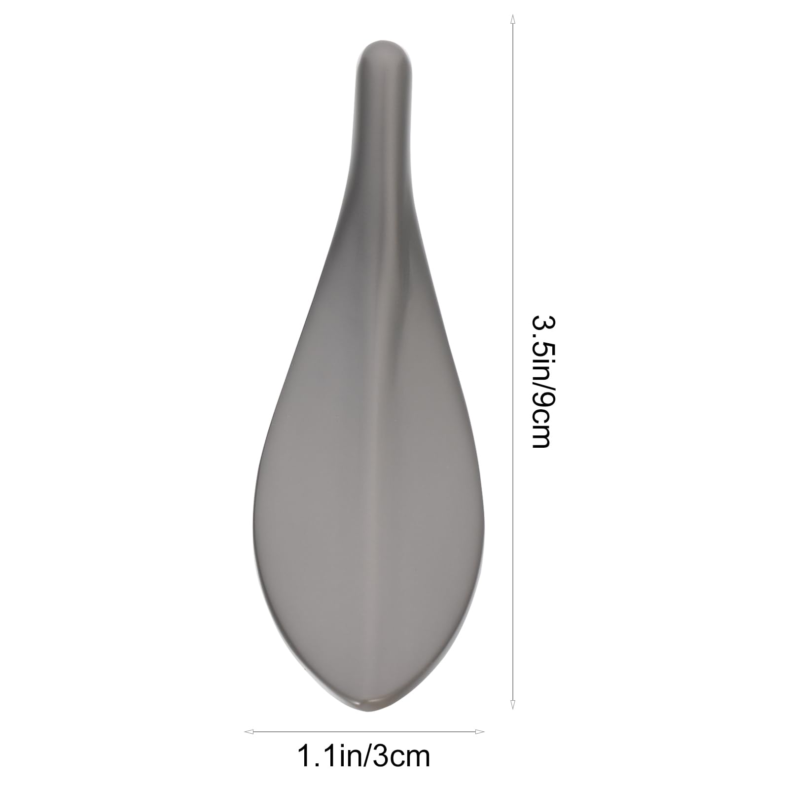 2 Pack Leaf Shaped Cabinet Handles - Brushed Nickel Kitchen Cabinet Pulls, Decorative Leaf Design Door Handles for Furniture & Home Decor - Perfect for Cabinets, Drawers, and Wardrobes