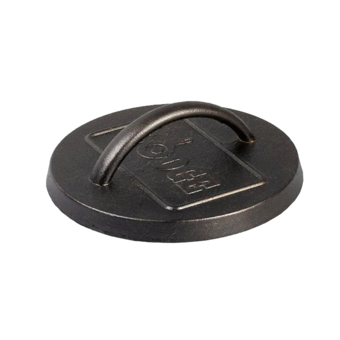 Lodge 6.25 Inch Pre-Seasoned Cast Iron Burger Press - Heavy Duty Smash Burger Press for Grilling, BBQ & Stovetop Cooking - Perfect for Hamburgers, Paninis & Sandwiches