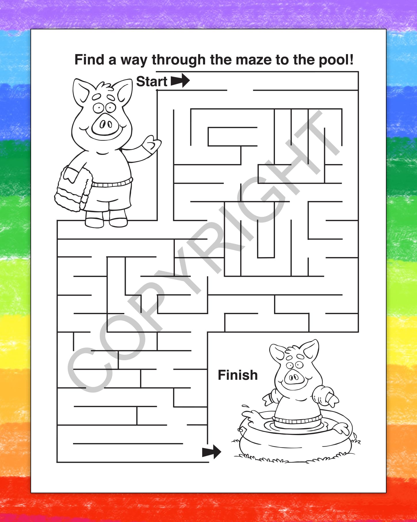 ZOCO Summer Coloring and Activity Books for Kids - 50 Bulk Pack (No Crayons) - Educational Fun with Games, Puzzles & Activities - Perfect for Summer Camps, Road Trips & Rainy Day Indoor Play