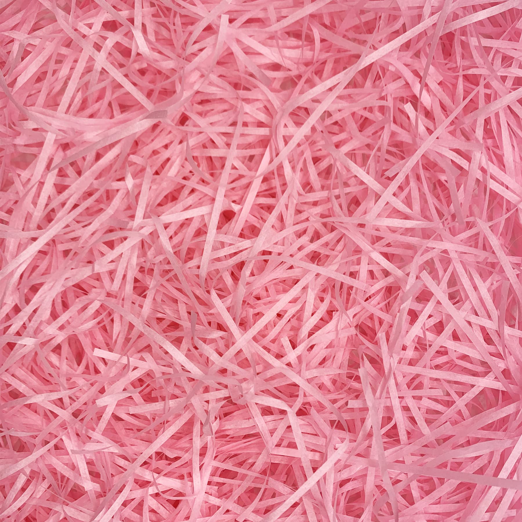 PEVOGON Pink Easter Basket Grass Filler - 200G Paper Shreds for Easter Egg Stuffing, Gift Wrapping & Party Decorations - Perfect for Easter Baskets, Spring Celebrations & DIY Crafts